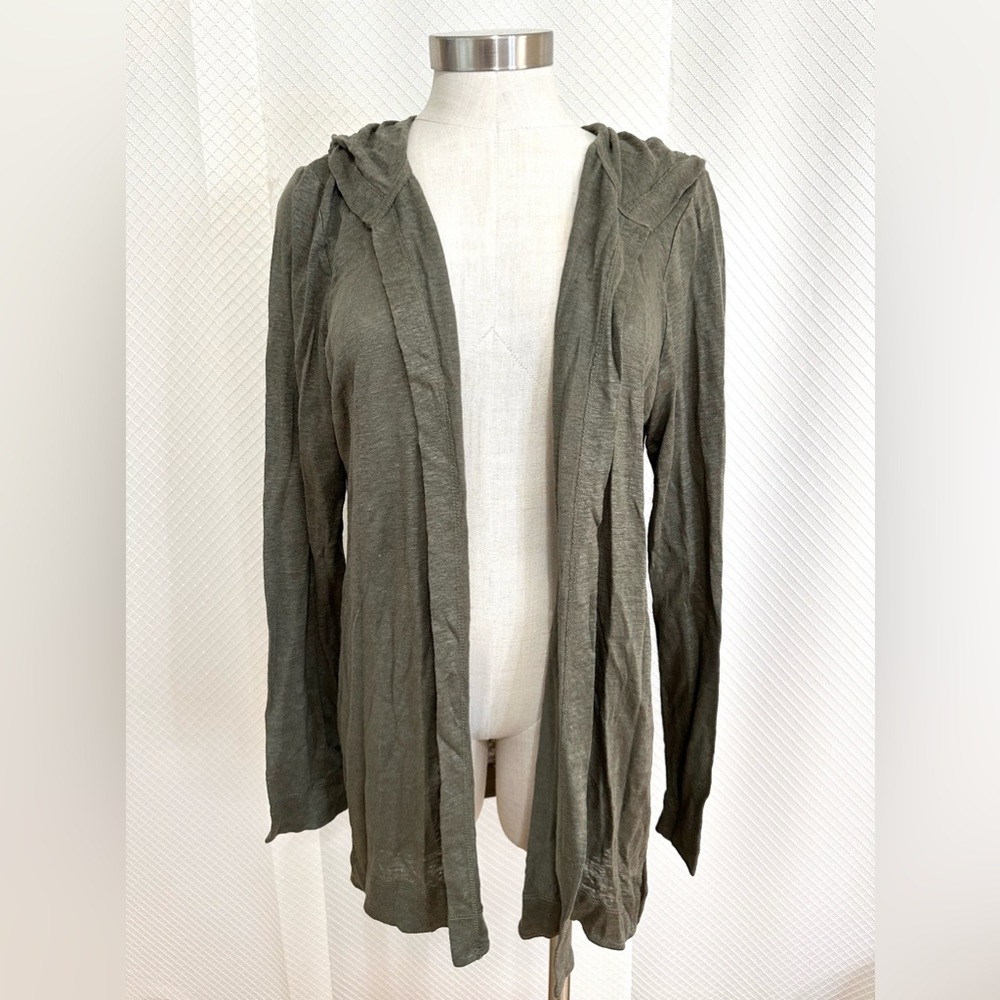 NWT linen green cardigan | Size L